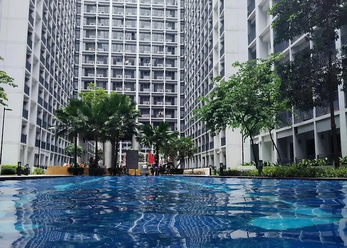 Apartment Shore2 Tower3 1br Couple Family Moa Airport By Shmily Staycation